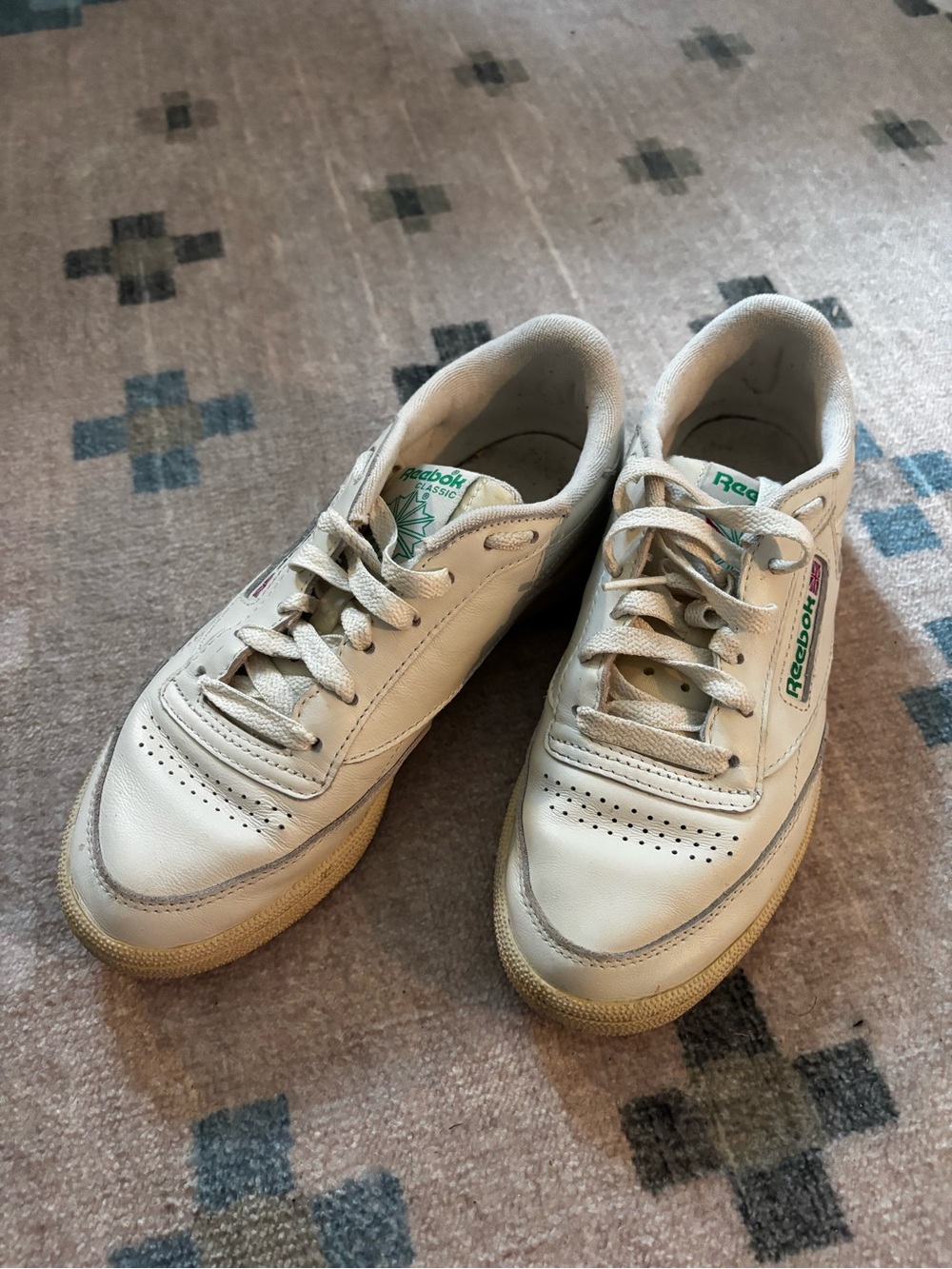 Women’s Reebok Club C 85 Vintage Sneakers in Cream